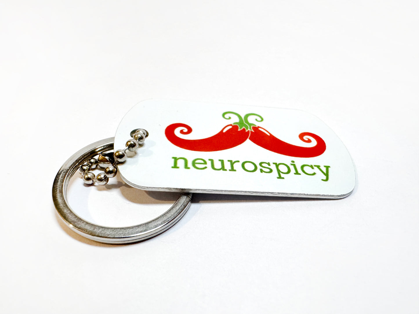 Neurospicy 'Chilli' Dog-Tag / Keyring